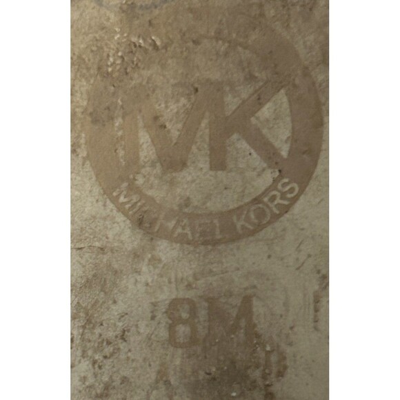 Michael Michael Kors Womens Leather Slide Mules Brown Croc Embossed Size 8 M - Picture 5 of 7